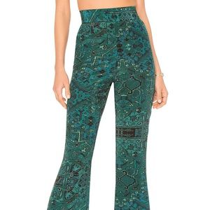 SCF Isla Trouser green carpet print 1